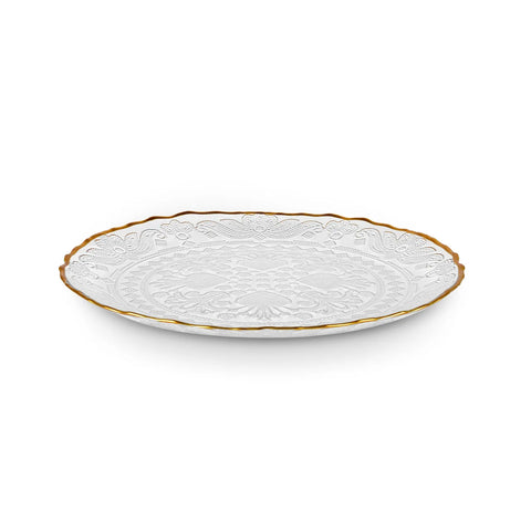 Karaca Dalia Gold Dessert-Set für 6 Personen, 7 teilig