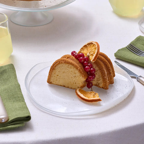 Karaca Jota Grau Dessert-Set für 6 Personen, 7 teilig