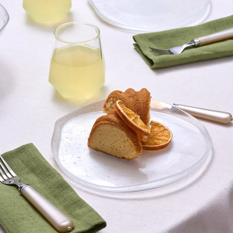 Karaca Jota Grau Dessert-Set für 6 Personen, 7 teilig