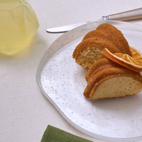 Karaca Jota Grau Dessert-Set für 6 Personen, 7 teilig