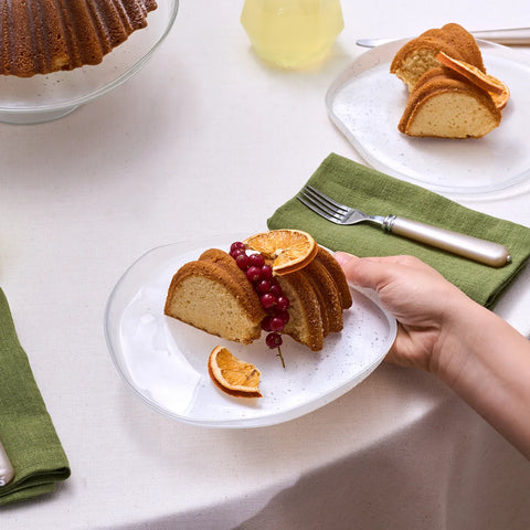 Karaca Jota Grau Dessert-Set für 6 Personen, 7 teilig