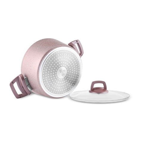Karaca Biogranit Rosegold Induktions-Topfset, 12 Teilig