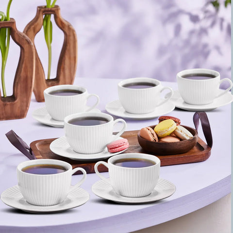 Karaca Seashell 200 ml Teetasse für 6 Personen