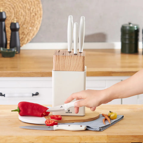 Karaca Mastercut Creme Messer-Set, 6 Teilig