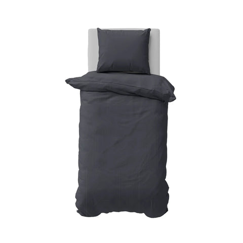 Nautica Solid Einzelperson Anthrazit Bettbezugsset, 135x200, 80x80