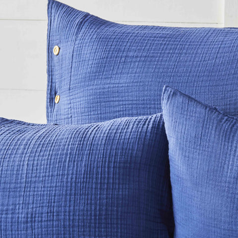Nautica Home Pruva Marineblau Doppelseitige Tagesdecke Set