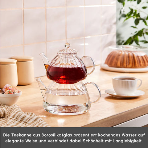 Karaca Lori Glas-Teekanne