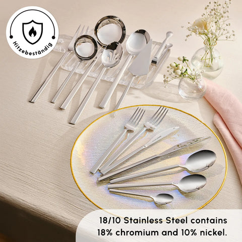 Karaca Carmelo Premium mit Boxed Besteckset, 91 Teilig