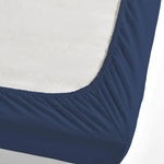 Nautica Jersey Spannbetttuch, Marineblau, 180x200cm