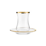 Karaca Sydney Gold Tee-Set für 6 Personen, 12 Teilig