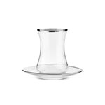 Karaca Sydney Platin Tee-Set für 6 Personen, 12 Teilig