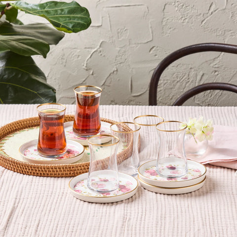 Karaca Marilla Tee-Set für 6 Personen, 18 Teilig