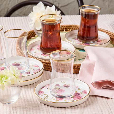 Karaca Marilla Tee-Set für 6 Personen, 18 Teilig