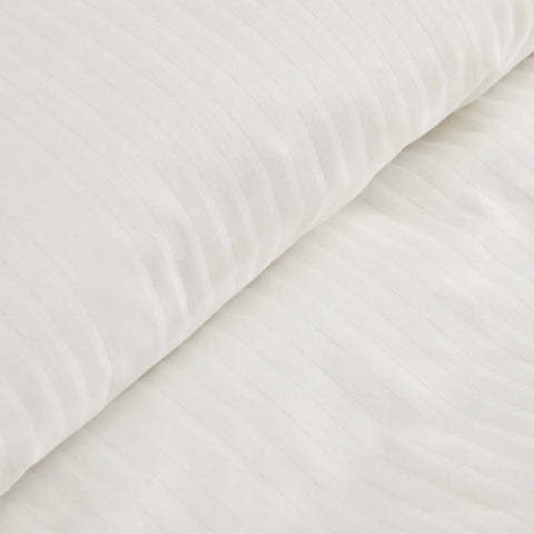 Karaca Home Uniq 100% Baumwolle Sateen Doppel Bettbezug Set Weiß