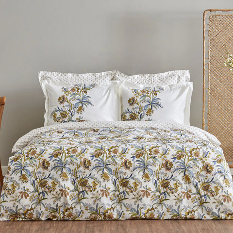 Karaca Home Indra 100% Baumwolle Einzel Bettbezug Set Gelb 