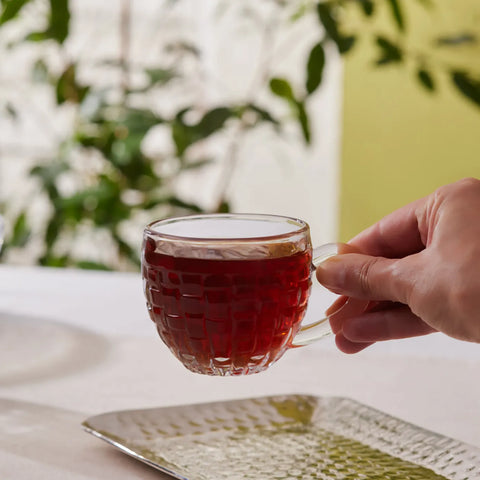 Karaca Emel 4 Personen Glas Tee Cup 180 Ml