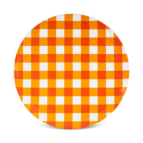  Karaca Halloween 24 Servierteller, Gingham, 27 cm