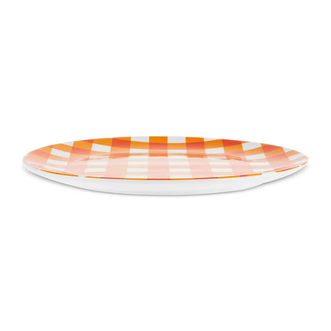  Karaca Halloween 24 Servierteller, Gingham, 27 cm