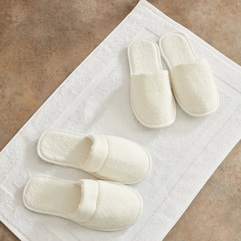 Karaca Home Ring Lace 9 Stück Familie Badezimmer Set Offwhite-Offwhite