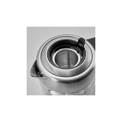 Karaca Glas Kräutertee Kocher mit LED Beleuchtung Inox, 1.7L, 2200W