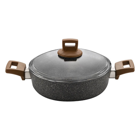Karaca Silver Stein Granit 30 cm İnduktionskochtopf