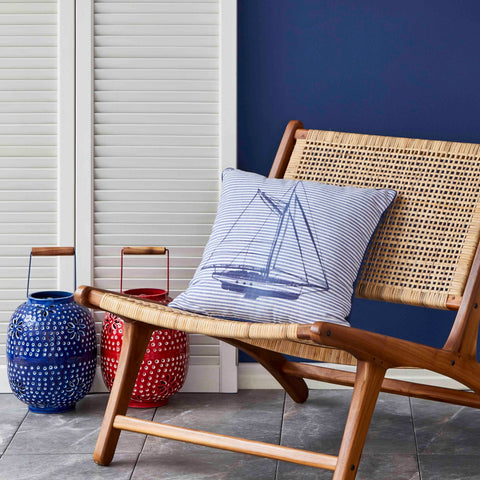 Nautica Knoten Kissen 45x45 cm