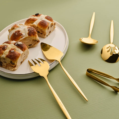 Karaca Orion Matte Gold 7-Teiliges Service Set