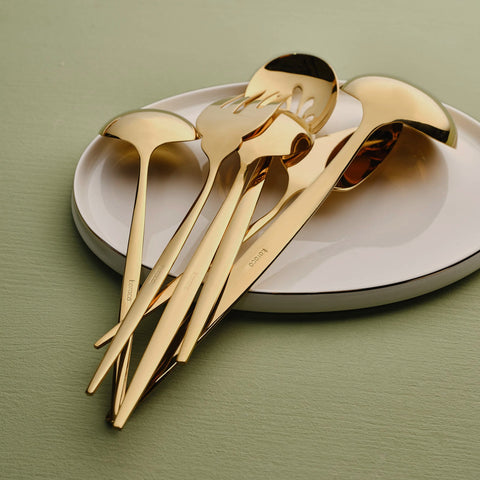 Karaca Orion Matte Gold 7-Teiliges Service Set
