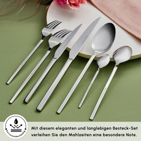 Karaca Pallas Elegance 12-Personen 84-Teiliges Besteckset