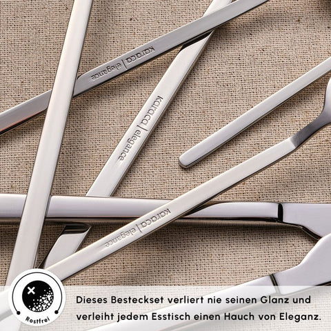 Karaca Gale Elegance 12-Personen 84-Teiliges Besteckset