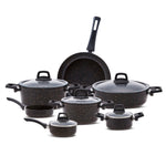 Karaca Biogranit Blackgold 12-teiliges Kochgeschirr-Set