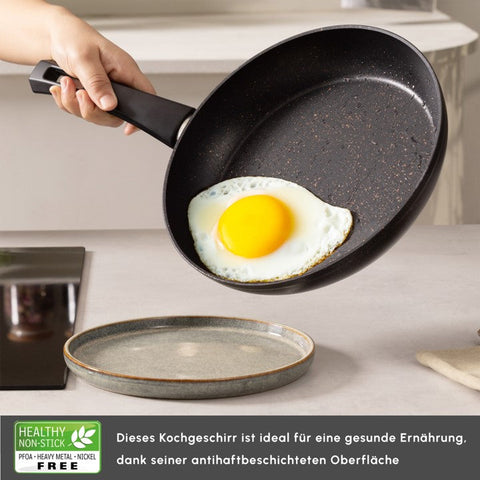 Karaca Biogranit Blackgold 12-teiliges Kochgeschirr-Set