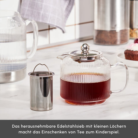 Karaca Kelly XL Glas-Teekanne