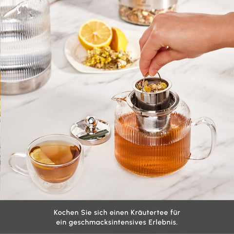 Karaca Kelly XL Glas-Teekanne