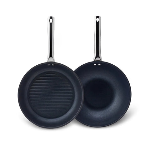 Karaca Bio Diamond Steel Plus Wok und Grill-Set