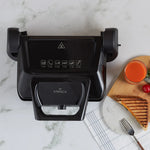 Karaca Future Plus Biodiamond Schwarz Antibakterieller Grill und Toaster 1800W