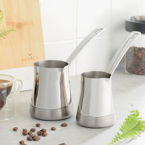 Karaca Win 2-teilig Kaffeekännchen mit Stiel