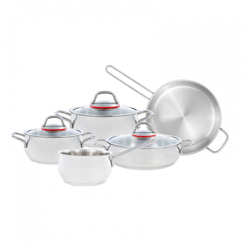 Karaca Şile 8-teiliges Stahlkochgeschirr-Set