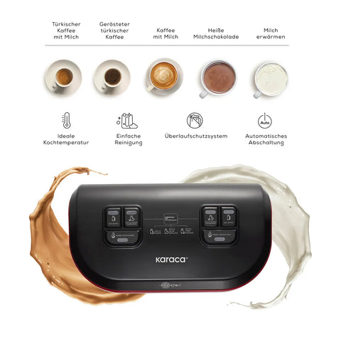 Karaca Hatır Hups Duet Türkische Kaffeemaschine Rosegold,1400W